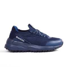 Tenis Boston Azul Para Hombre
