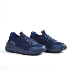 Tenis Boston Azul Para Hombre