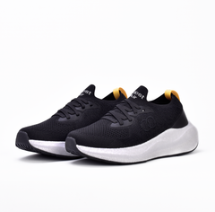Tenis Confort Negro/Blanco para Hombre