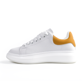 Tenis Munich Blanco/Camel Para Mujer