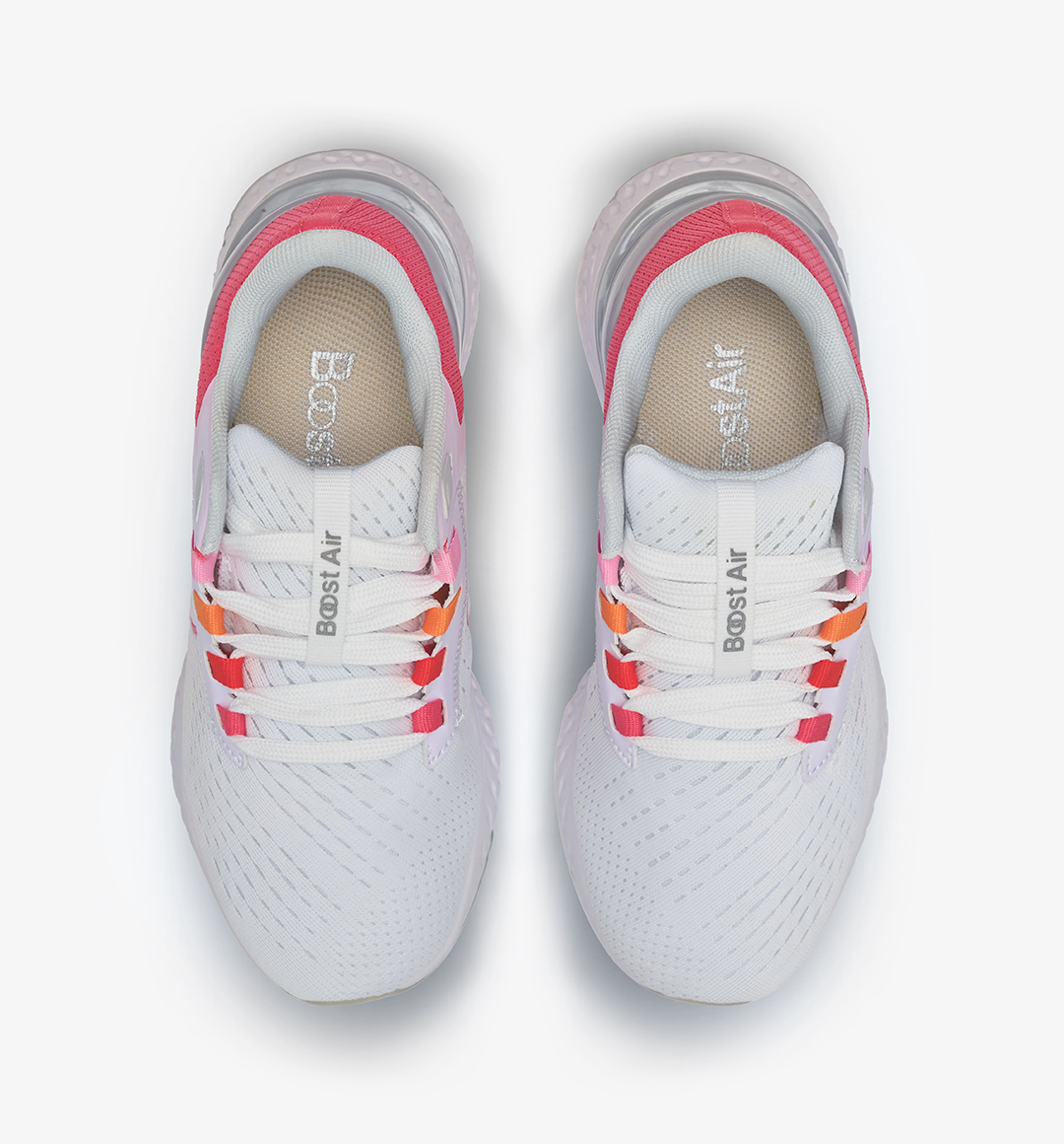 Tenis Nexus Kids Gris/Salmon para niña