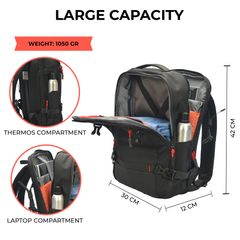 Morral Viajero Negro