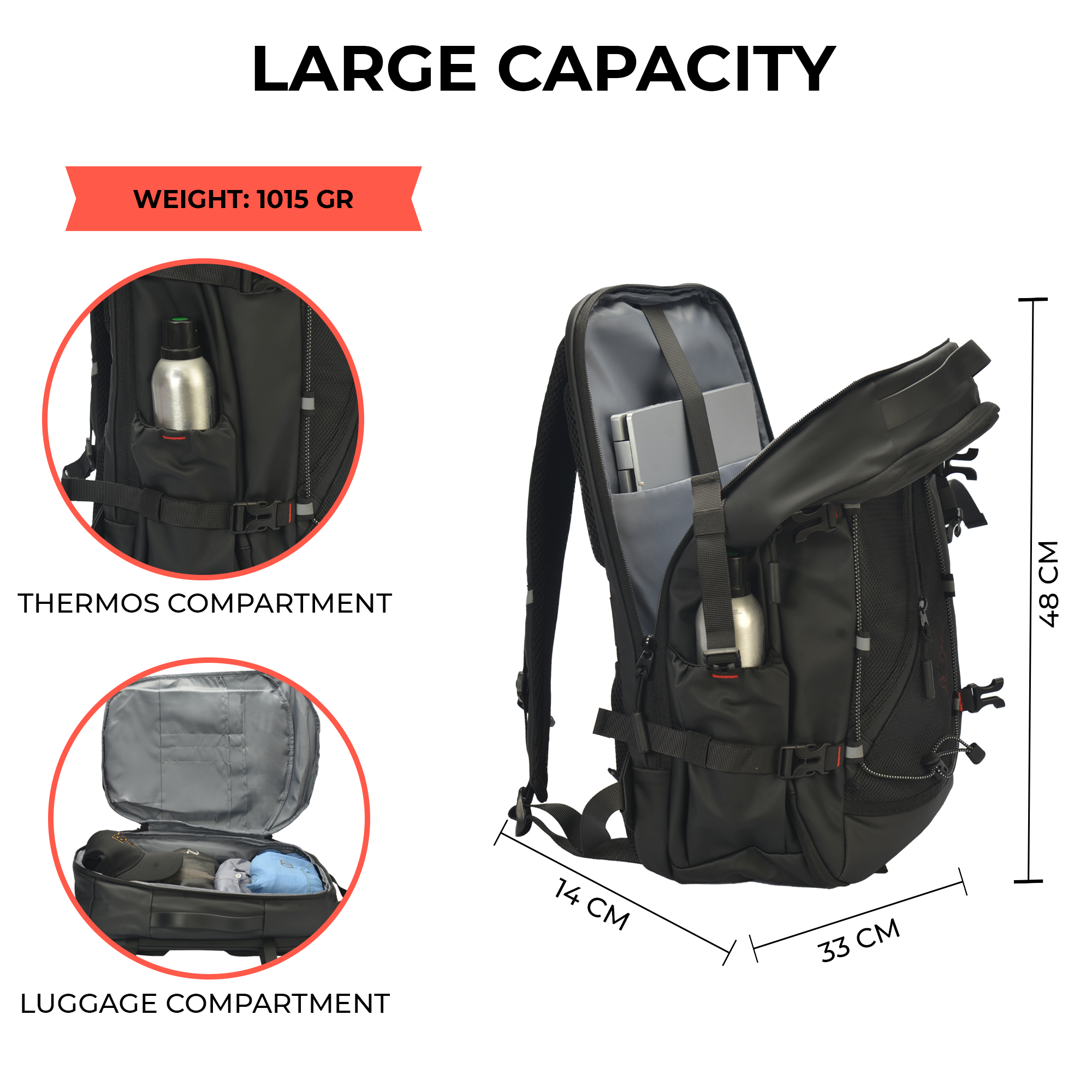 Morral Boost Air Negro