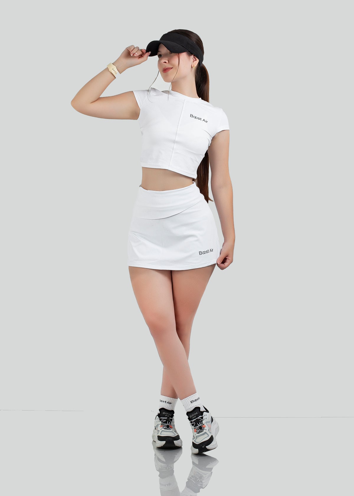 White Skirt Set de Mujer / 8868+1385